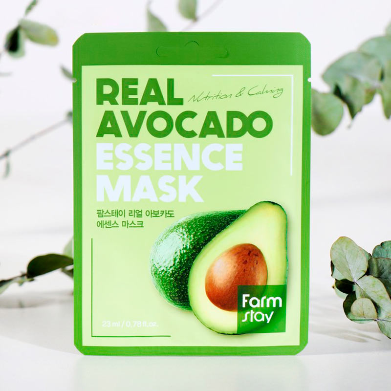 Farmstay Тканевая маска с натуральным экстрактом авокадо 23 мл