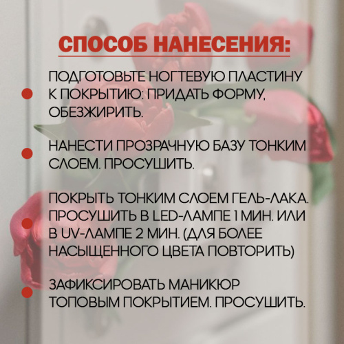 Набор гель-лаков 3 шт. SPARKLING-CHERRY-KIT3 фото 6