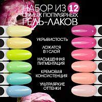 Набор гель-лаков 12 шт. PION-KIT12