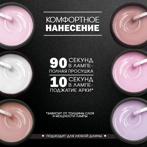 Набор гелей 6 шт. POLYGEL-DELICATE-KIT6 фото 4