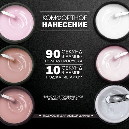 Набор гелей 6 шт. POLYGEL-CLASSIC-KIT6 фото 4